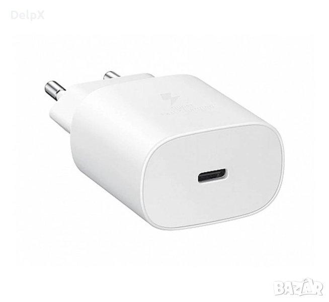 Мрежово зарядно, съвместимо с Samsung, бързо зареждане, USB-C, Type-C, 25W, снимка 1