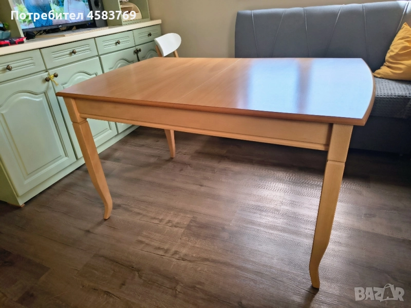 Трапезна маса Мисури 80/120 см дъб, снимка 1