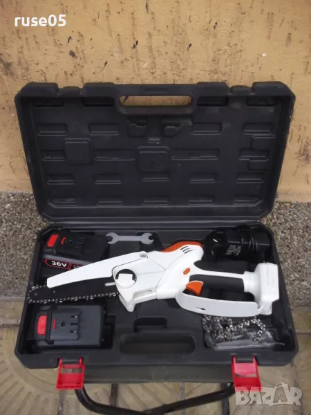 Трион / 36v , 6ah / акумулаторен верижен работещ, снимка 1