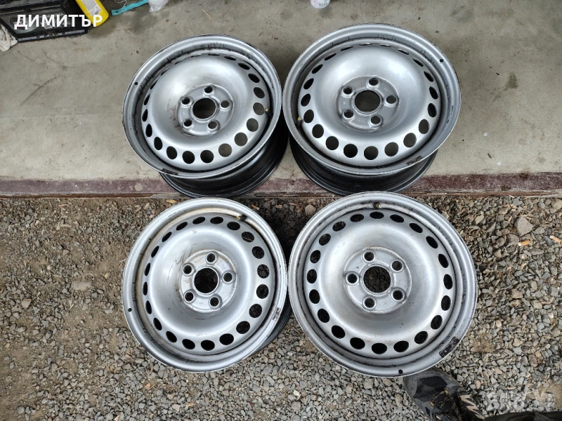 4бр.ЖЕЛЕЗНИ ДЖАНТИ 16ки за VW T5 5x120 6.5j et51 цена за брой, снимка 1