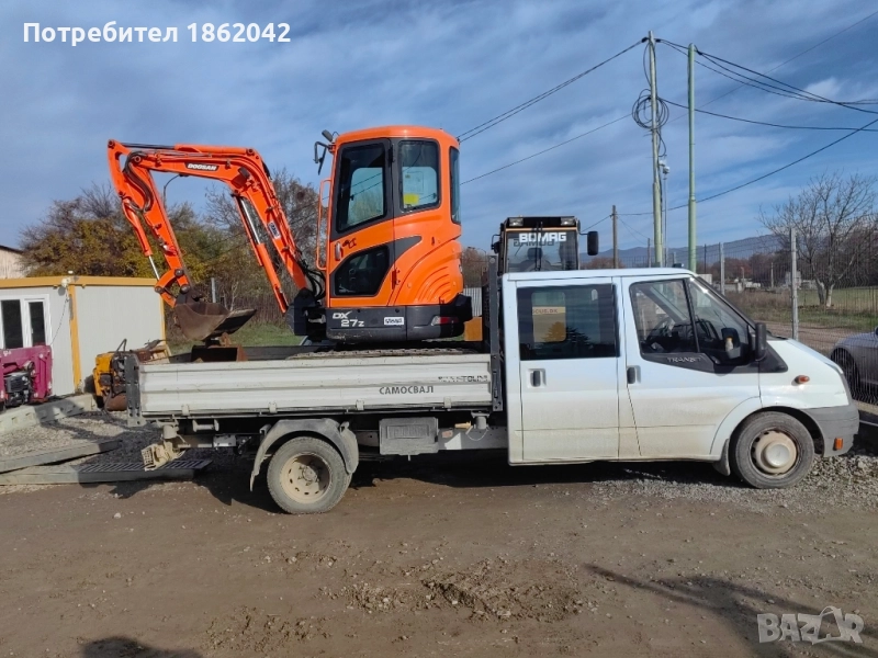  Услуги със самосвал и мини багер, снимка 1