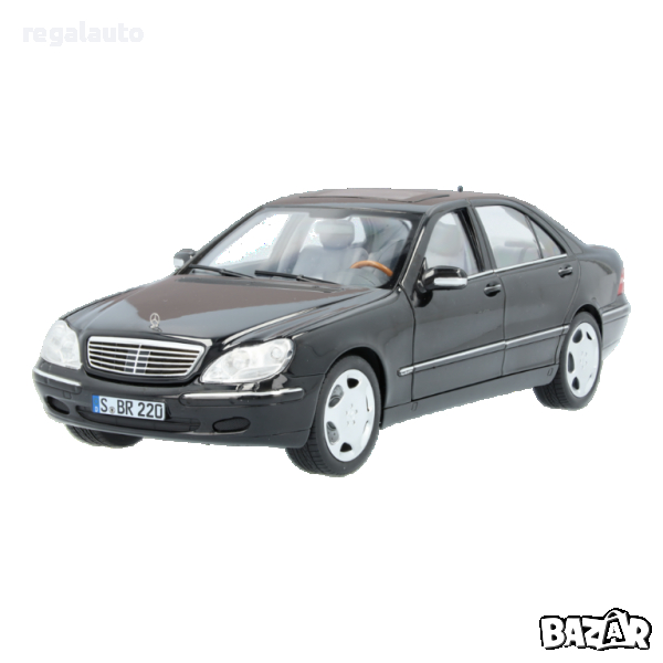 B66040659,Умален модел die-cast Mercedes-Benz S 600 Limousine Langversion V220 (2000-2005)1:18, снимка 1