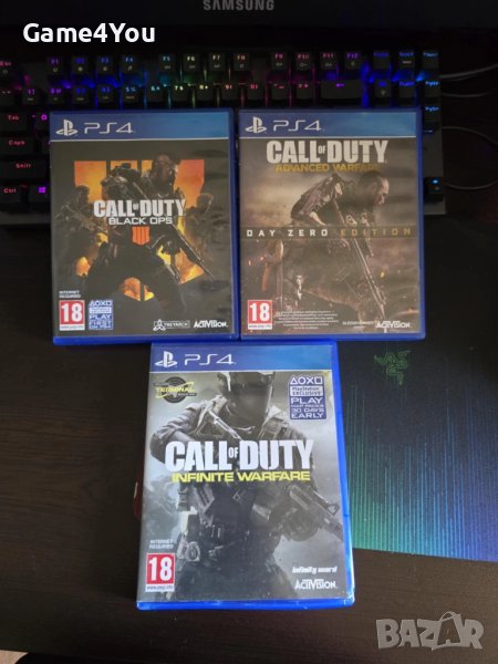 ps4 call of duty 3бр игри за 50лв, снимка 1