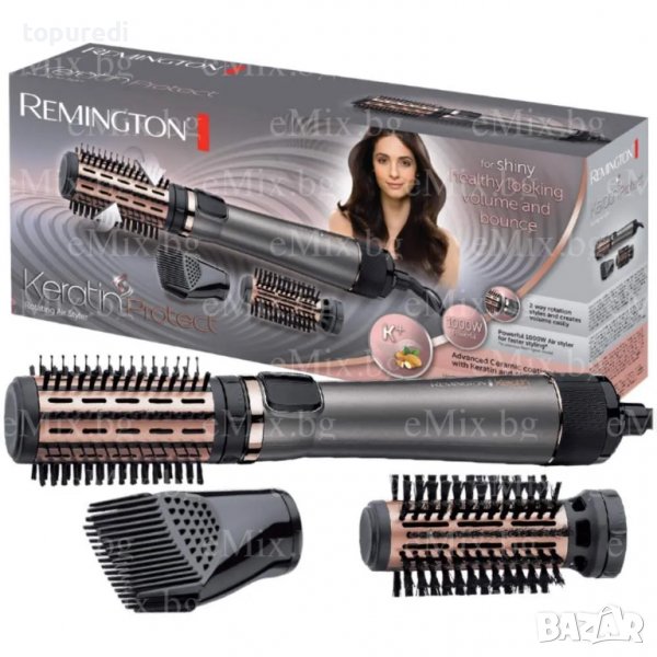 ВЪРТЯЩА ЧЕТКА ЗА КОСА REMINGTON KERATIN PROTECT AS8810, снимка 1