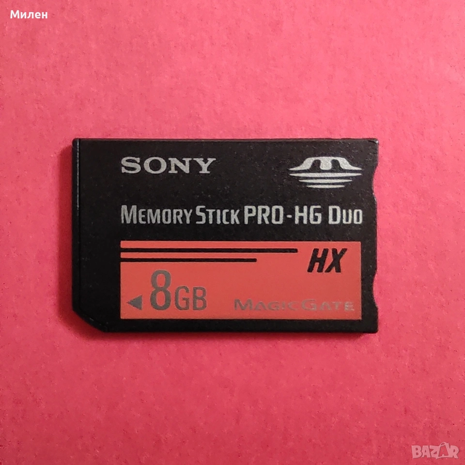 Оригинална карта памет 8GB за PSP ПСП Memory Stick Pro Duo, снимка 1