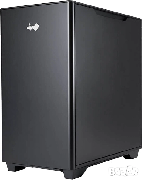 Кутия In Win A5 Mid Tower, Tempered Glass, Aluminium, E-ATX, Черен, снимка 1