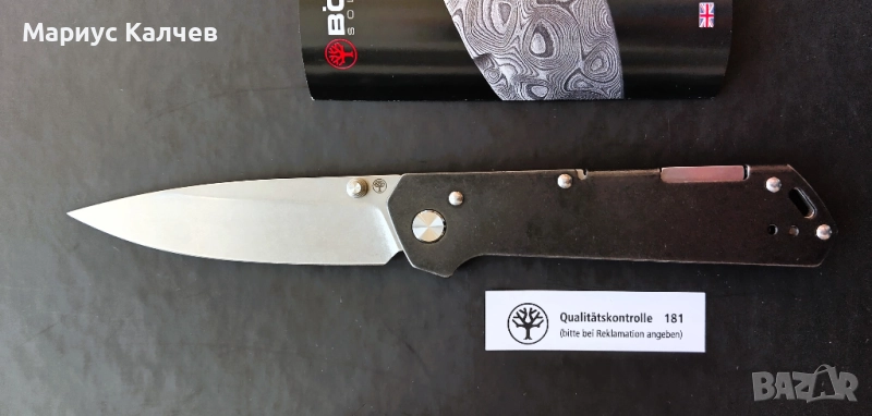 Джобен сгъваем нож Boker Solingen Kihon Bifold Silver - новият модел 2025 , снимка 1