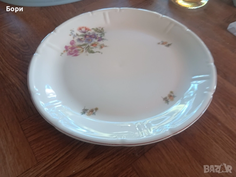 Български порцелан плато, снимка 1