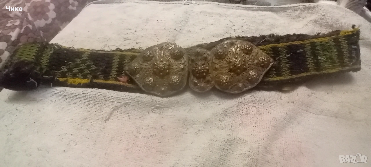 Стари женски пафти  със колан, снимка 1