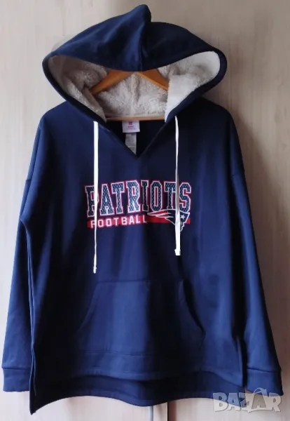 NFL / New England Patriots - суичър с каулка, снимка 1