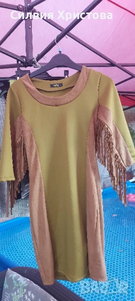 Продавам интересна дамска рокля номер S, снимка 1