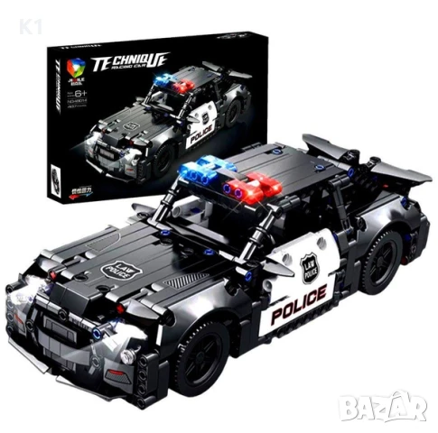 Конструктор Полицейска кола - 487 части, Police Car