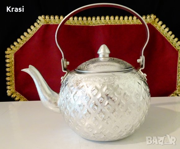 Старинен чайник,кана Thailand,маркиран. , снимка 3 - Антикварни и старинни предмети - 33807745