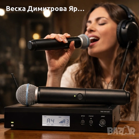Професионален безжичен вокален микрофон за сцена и студио BLX, снимка 5 - Микрофони - 53783134