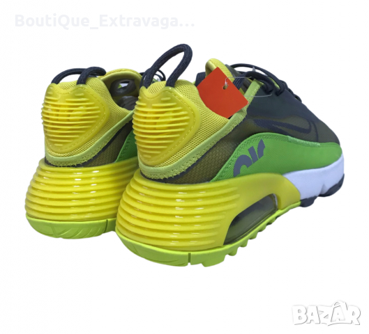 Мъжки маратонки Nike Air Max 2090 Green/Yellow/Grey !!!, снимка 5 - Маратонки - 36355975