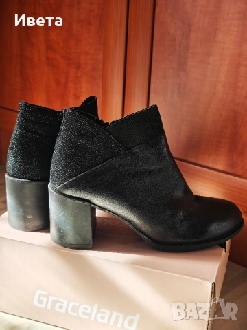 Елегантни дамски боти на ток, снимка 2 - Дамски обувки на ток - 51808411