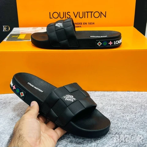 мъжки чехли valentino garavani gucci burberry louis vuitton , снимка 10 - Мъжки чехли - 51093359