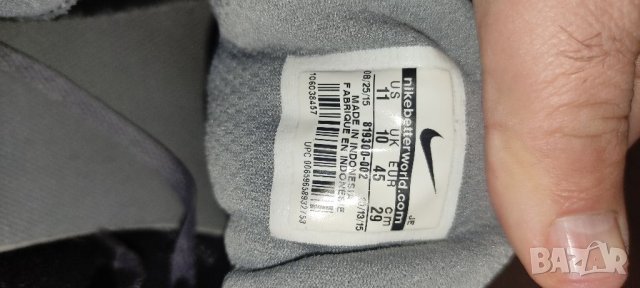 Nike 45 сиви маратонки оригинал, снимка 8 - Маратонки - 38706457