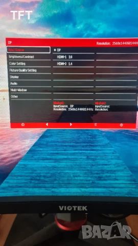 2К Монитор Viotek GN27D – 27” 144Hz Curved, снимка 8 - Монитори - 46331803