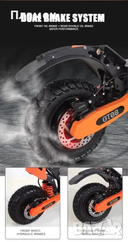 Ново!! Електрически скутер Linksports LD08 

2*2800W 60V 27Ah 70 км.ч.

, снимка 12 - Друга електроника - 49926117