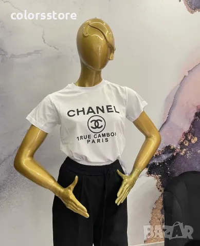 Дамска бяла  тениска Ch код VL12D34