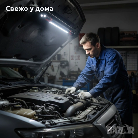 Работна лампа CB-8905 - мултифункционална LED лампа с магнитна основа, снимка 7 - Други стоки за дома - 53465972