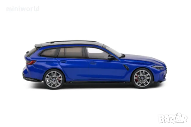BMW M3 Touring Kombi G81 2023 - мащаб 1:43 на Solido моделът е нов в PVC дисплей-кейс, снимка 5 - Колекции - 49560263