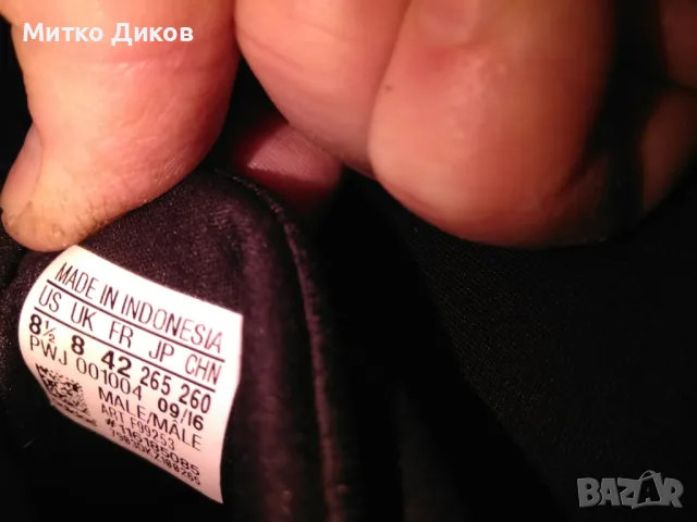 Adidas Cloud foam Running маркови маратонки естествена кожа  US 8.5 UK 8 стелка 265мм  №42 отлични, снимка 8 - Маратонки - 50303275