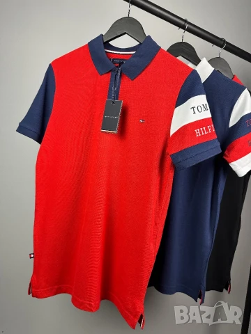  Tommy мъжка тениска с яка 5 цвята  , снимка 9 - Тениски - 36010840