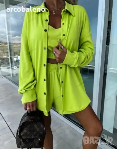 Дамски ежедневен ваканционен комплект от три части INS, 6цвята , снимка 4 - Комплекти - 49863393