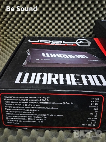 4 канален Усилвател SQ Урал Warhead W4.135 клас АБ , снимка 9 - Ресийвъри, усилватели, смесителни пултове - 53669959