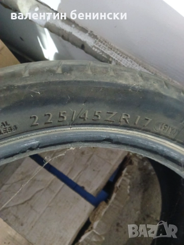 Лятна гума 225/45/17, снимка 2 - Гуми и джанти - 52866305