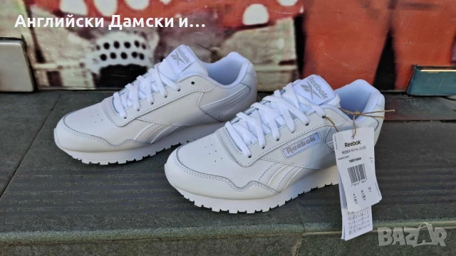 Английски дамски маратонки от естествена кожа-Reebok, снимка 2 - Маратонки - 53809360