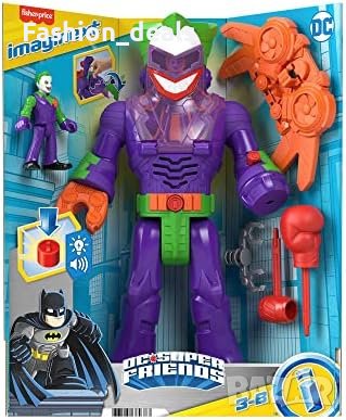 Нова детска играчка робот DC Super Friends светлини звуци + фигурка Жокера, снимка 6 - Други - 41958815