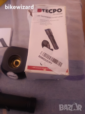 TECPO 600 лумена 7500 K 250 м обхват на лъча 2600 mAh батерия НОВА, снимка 6 - Други инструменти - 52946441