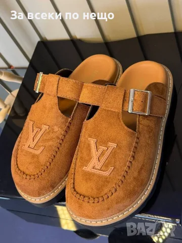 Louis Vuitton Дамски Затворени Чехли Луис Витон - Различни Цветове Код E183, снимка 13 - Чехли - 55974233