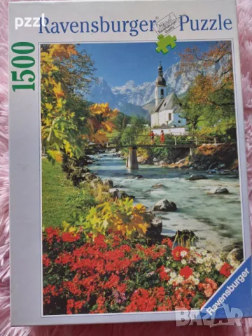 Пъзел "Ramsau Montain" Kirsch 1998 г. Ravensburger 1500 части, снимка 1