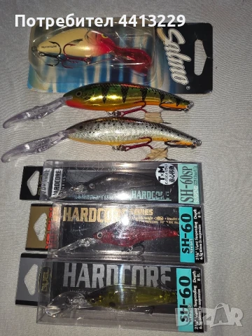 воблери, юзури 3Д кранк, салмо хорнет , снимка 4 - Такъми - 50996282