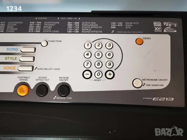 Синтезатор клавир пиано YAMAHA PSR E-213 с 5 октави, снимка 7 - Синтезатори - 55737167