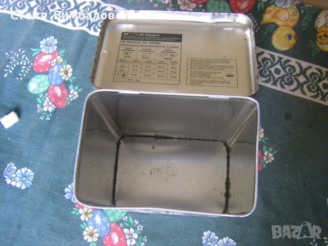 Метална кутия с капак Persil, снимка 4 - Антикварни и старинни предмети - 42690810
