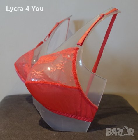 Розов сутиен с мека чашка 80 В, снимка 2 - Бельо - 34729031