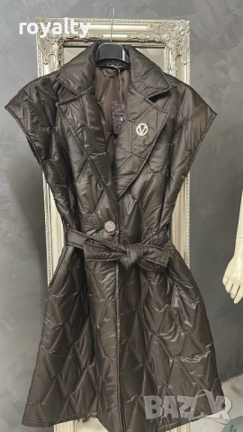 Дълги Дамски Елеци С Колани, снимка 3 - Елеци - 52183086