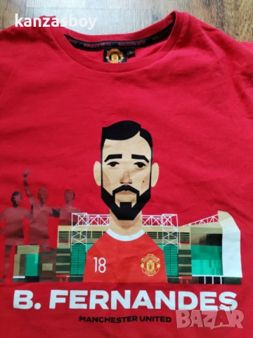 manchester united x B.Fernandes official product -футболна фенска тениска КАТО НОВА С