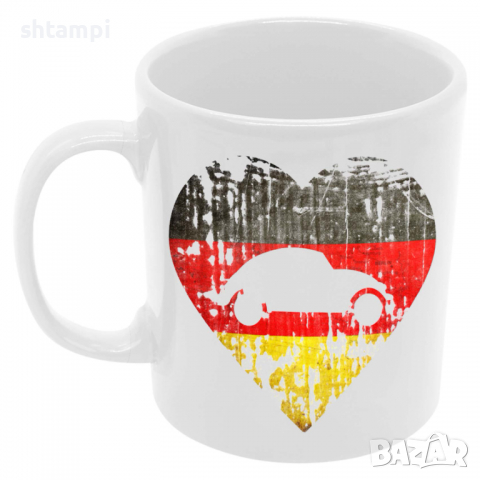 Чаша Heart VW, снимка 6 - Чаши - 36138394