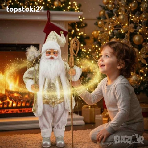 Златният Дядо Коледа – мигновено празнично настроение у дома!, снимка 4 - Други стоки за дома - 52366689