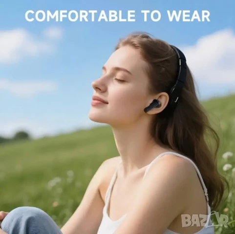 Безжични Слушалки с Дисплей и Тъч Управление Bluetooth 5.4,  Черни, ENC Шумопотискане, Плътен Бас!, снимка 8 - Безжични слушалки - 51024774