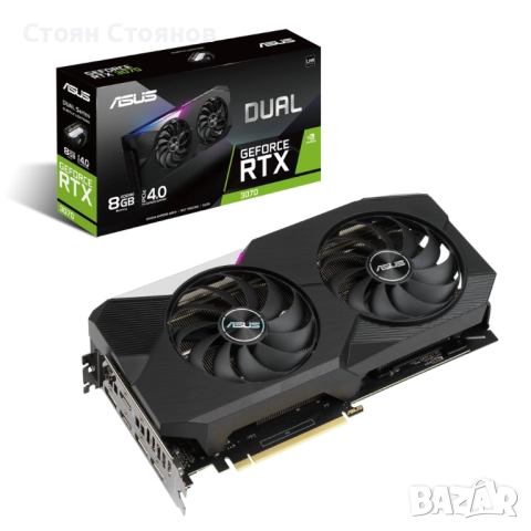 Видео карта ASUS GeForce RTX 3070 8GB Dual V2 LHR - DUAL-RTX3070-8G-V2