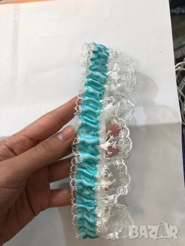 сватбен жартиер, снимка 9 - Сватбени аксесоари - 41360322