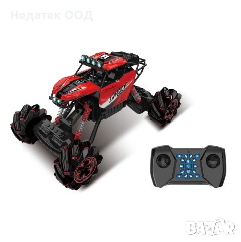 Кола с дистанционно Rock Crawler RC със звук и светлини, 1:16 / 2,4 MHz