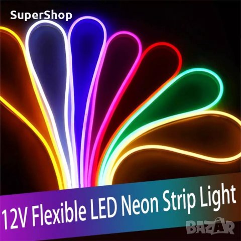 Premium 5M LED RGB Неонов Маркуч Лента Водоустойчив украса маркучи, снимка 6 - Лед осветление - 34776042